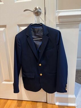 Crewcuts Boys Navy Sport Coat with Gold Buttons